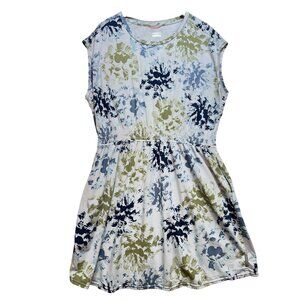 Merrell Knit Dress Womens XXL Multicolor Floral Short Sleeve Elastic Waist